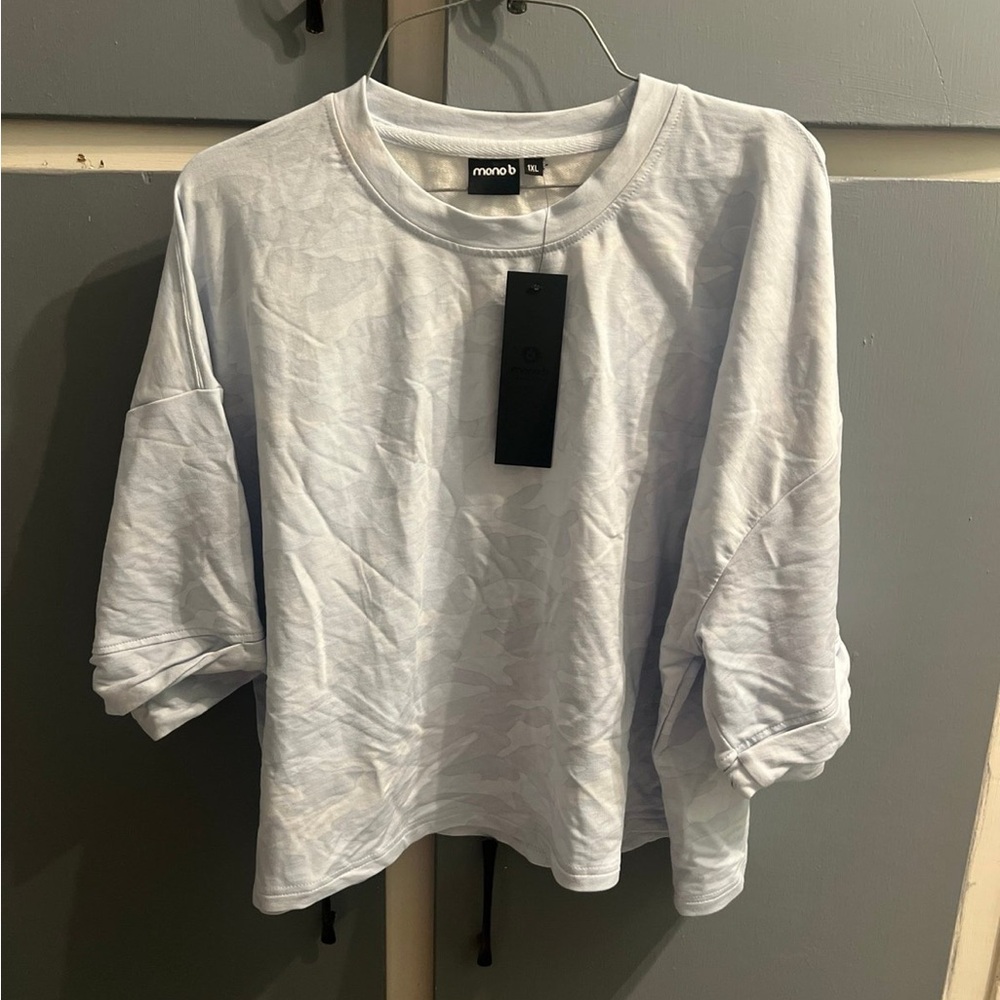Mono B light blue camo Tee